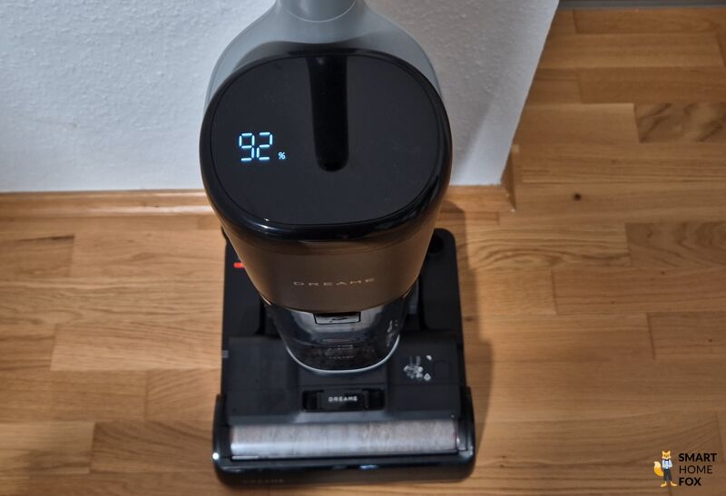 Akkustand vom H14 Pro in der Nahaufnahme